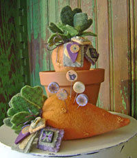 Carrot Patch Pincushion Kit